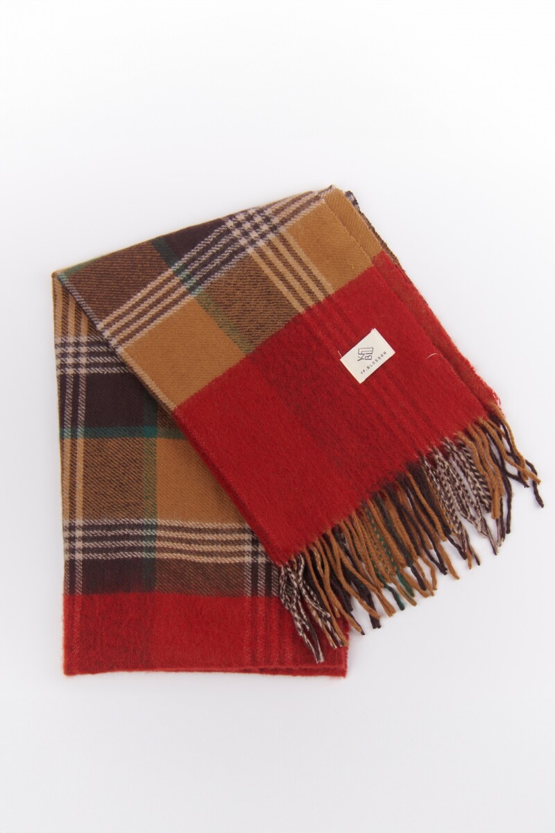 PASHMINA SCOTISH ROJO