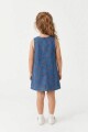Vestido de jean estampado JEAN OSCURO