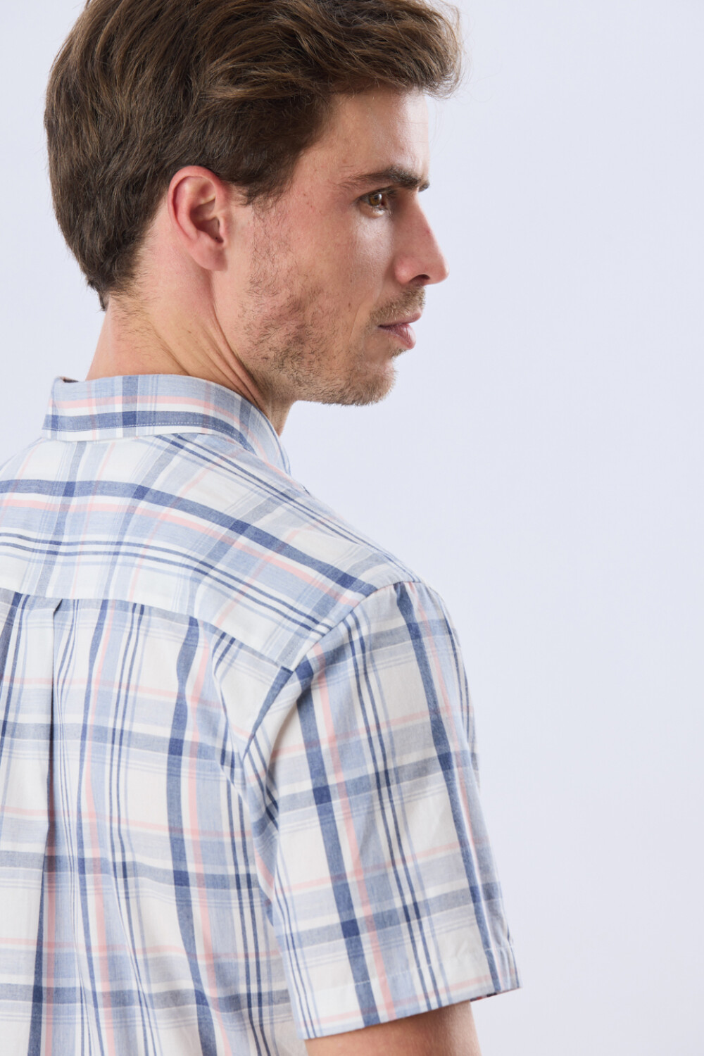 CAMISA CUADROS Blanco