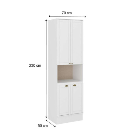 Armario Cocina Americana 1 Horno Blanco