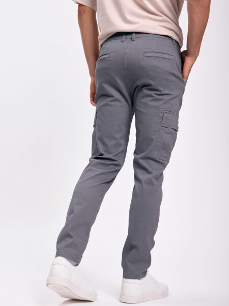 Pantalón cargo clásico Gris Oscuro