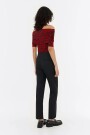 PANTALON LANA FRÍA AJUSTADO Negro