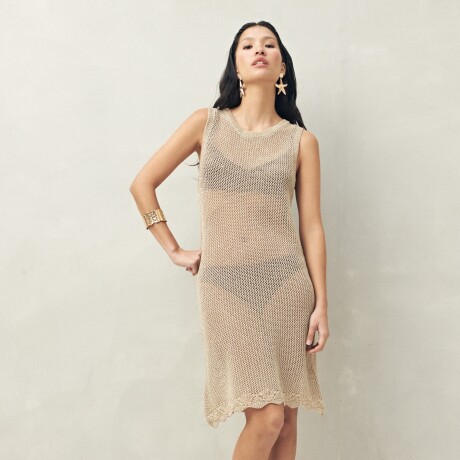 VESTIDO CALA Dorado