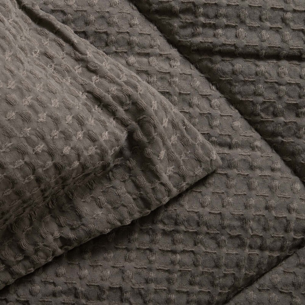 SET DE ACOLCHADO SUPER KING POLIESTER VERDE GOFRE VERDE MUSGO