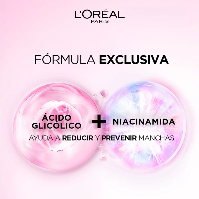 Pack L'Oreal Glycolic Serum + Crema Día + Gel + Serum ojos Pack L'Oreal Glycolic Serum + Crema Día + Gel + Serum ojos