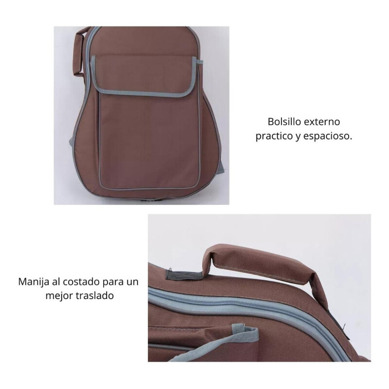 Funda Guitarra Clásica Acolchonada 10mm Espesor Funda Guitarra Clásica Acolchonada 10mm Espesor