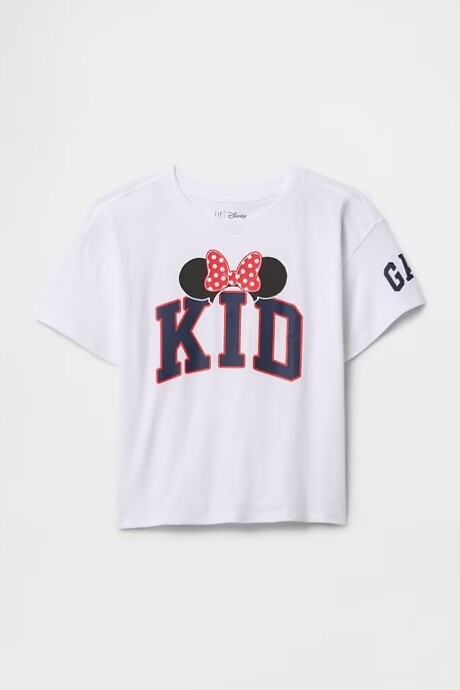 Remera Gráfico Toddler Niña Sp Dis Fam Wht Te Sp25