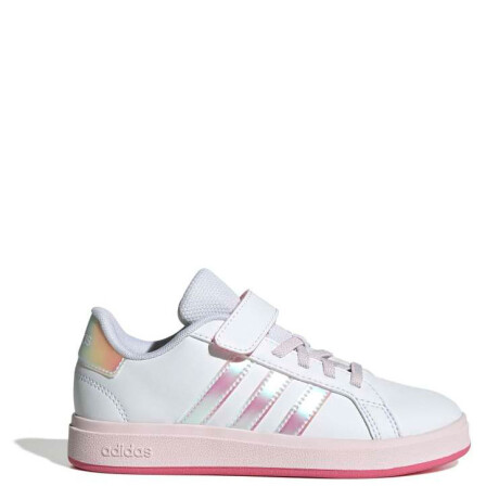 Championes Infantiles Adidas Grand Court 2.0 Blanco - Rosado