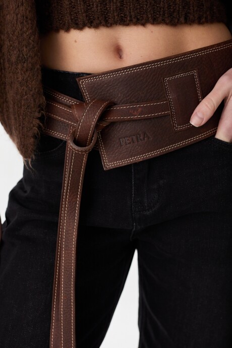 Faja Leather Elegant Marron