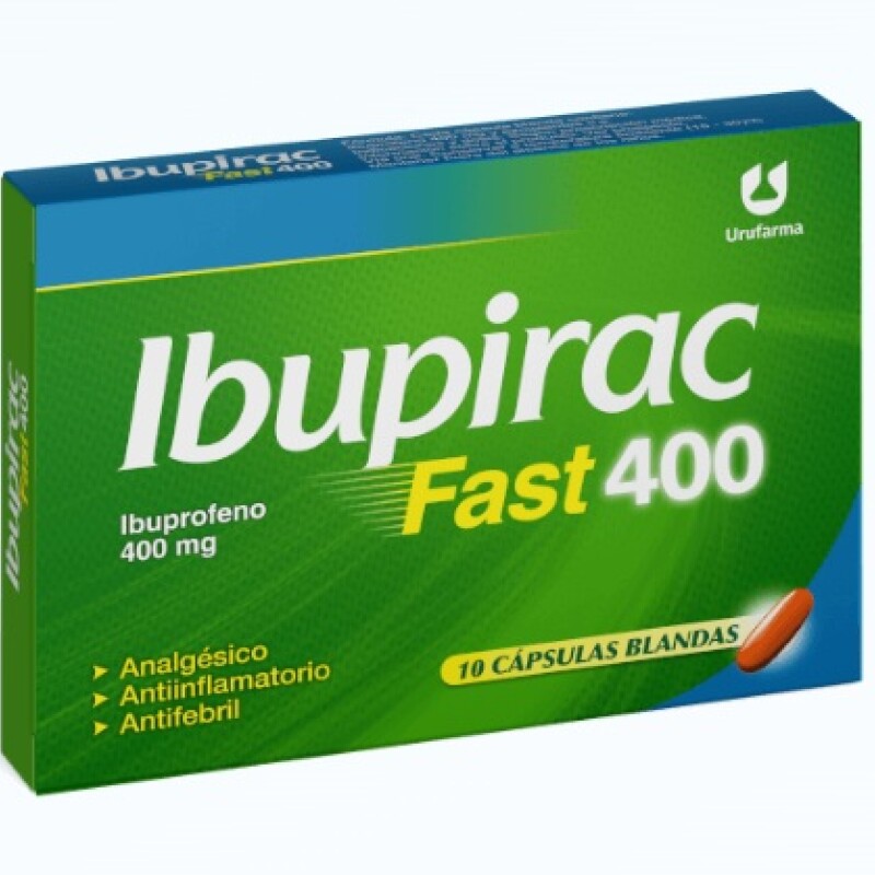 Ibupirac fast 400 mg 10 Cápsulas Blandas Ibupirac fast 400 mg 10 Cápsulas Blandas