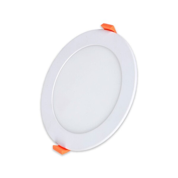 Plafon Panel Embutir 18W Luz Blanca Calida Redondo Techo Variante Color Blanco