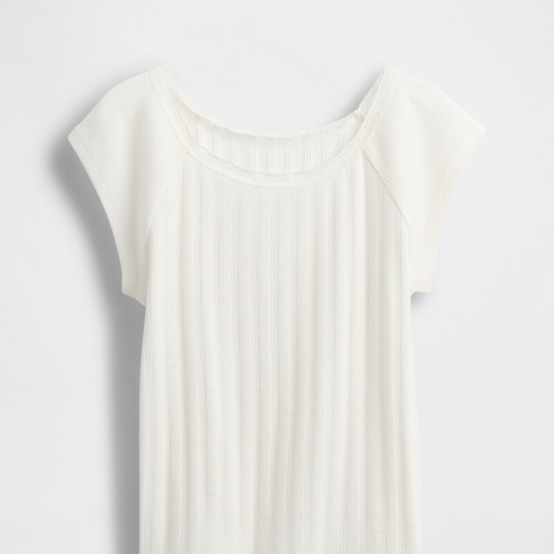 SS POINTELLE LACE TEE_SU25 NEW OFF WHITE