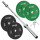 Barra Olímpica Maciza 2.20m +30kg Discos Pesas Expert Cmb001513