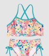 Bikini machalita ii 6-16a Flor aquarela