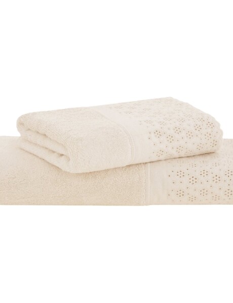 SET TOALLA BAÑO + TOALLA ROSTRO LOVELY BUDDEMEYER - 500G BEIGE SET TOALLA BAÑO + TOALLA ROSTRO LOVELY BUDDEMEYER - 500G BEIGE
