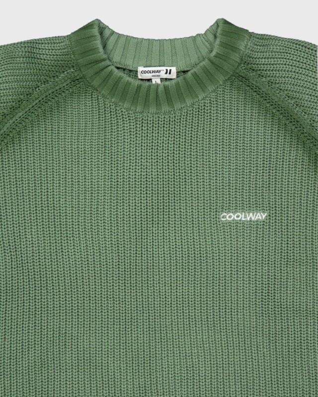 Coolway Buzo Tejido Green Knit Sweater Coolway Buzo Tejido Green Knit Sweater