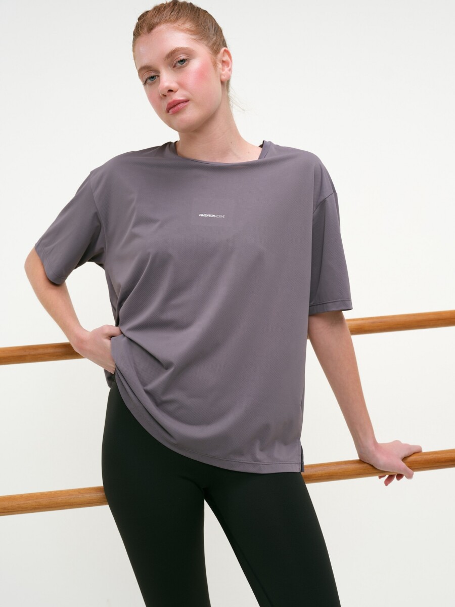 Remera Granate - Gris 