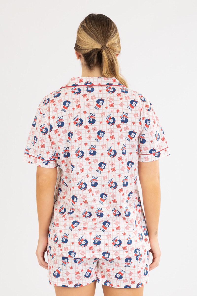 Pijama mafalda 2 Rosado