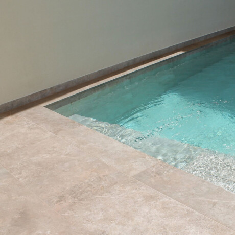 Porcelanato Beige Antideslizante 60x120 Piscina GAMAS DE BEIGE