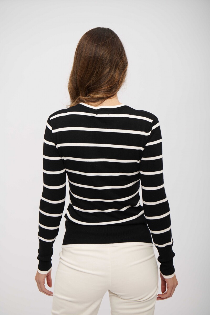 BUZO PRUDENCIA NEGRO Y BLANCO