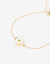 Pulseras Flexibles Lucky charm Pulsera Flexible Con Dije Ojito Lucky - Dorado