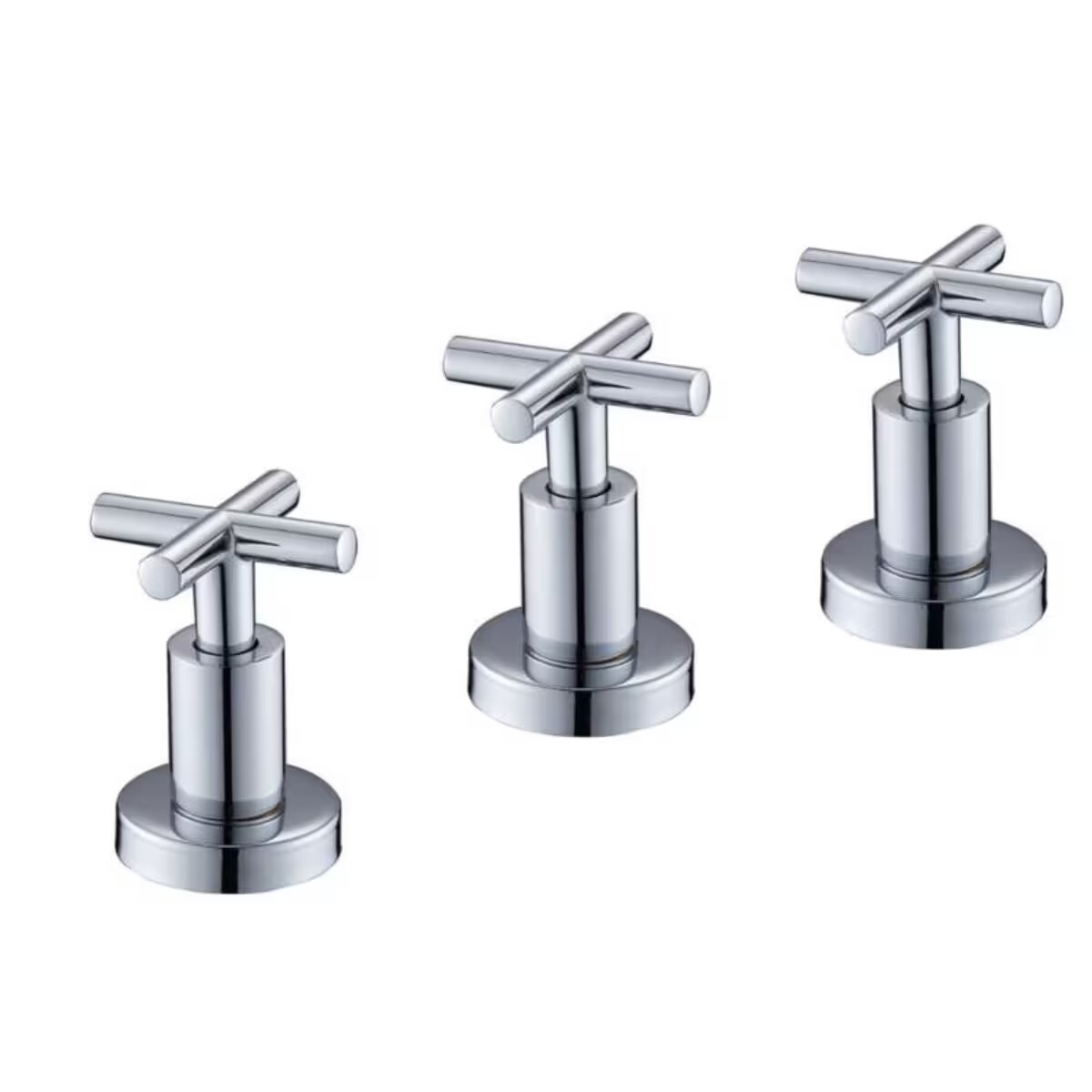 Grifería De Bidet Bimando Kiev Cromado Brillante Con Transferencia 