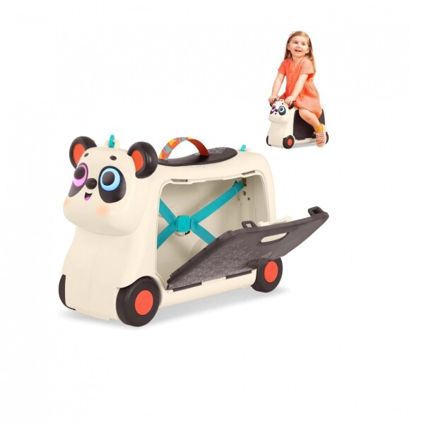 valija 2 en 1 buggy b toys panda