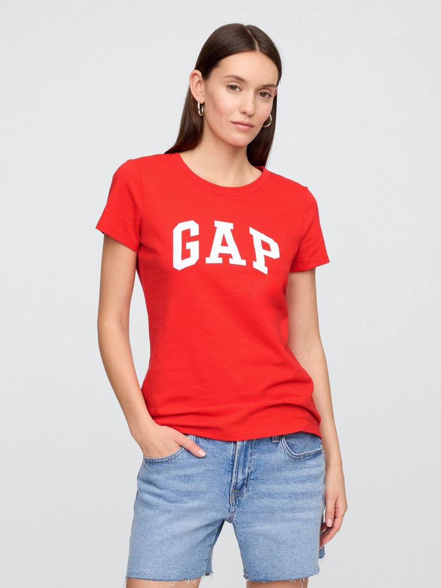 V-SS LOGO CLASSIC TEE - POSTER RED 