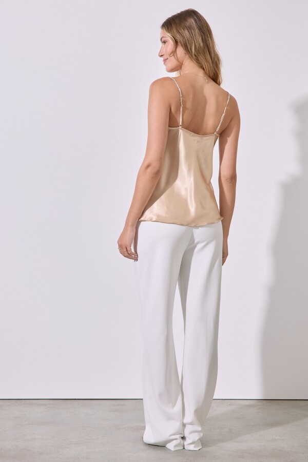 Musculosa Strass BEIGE