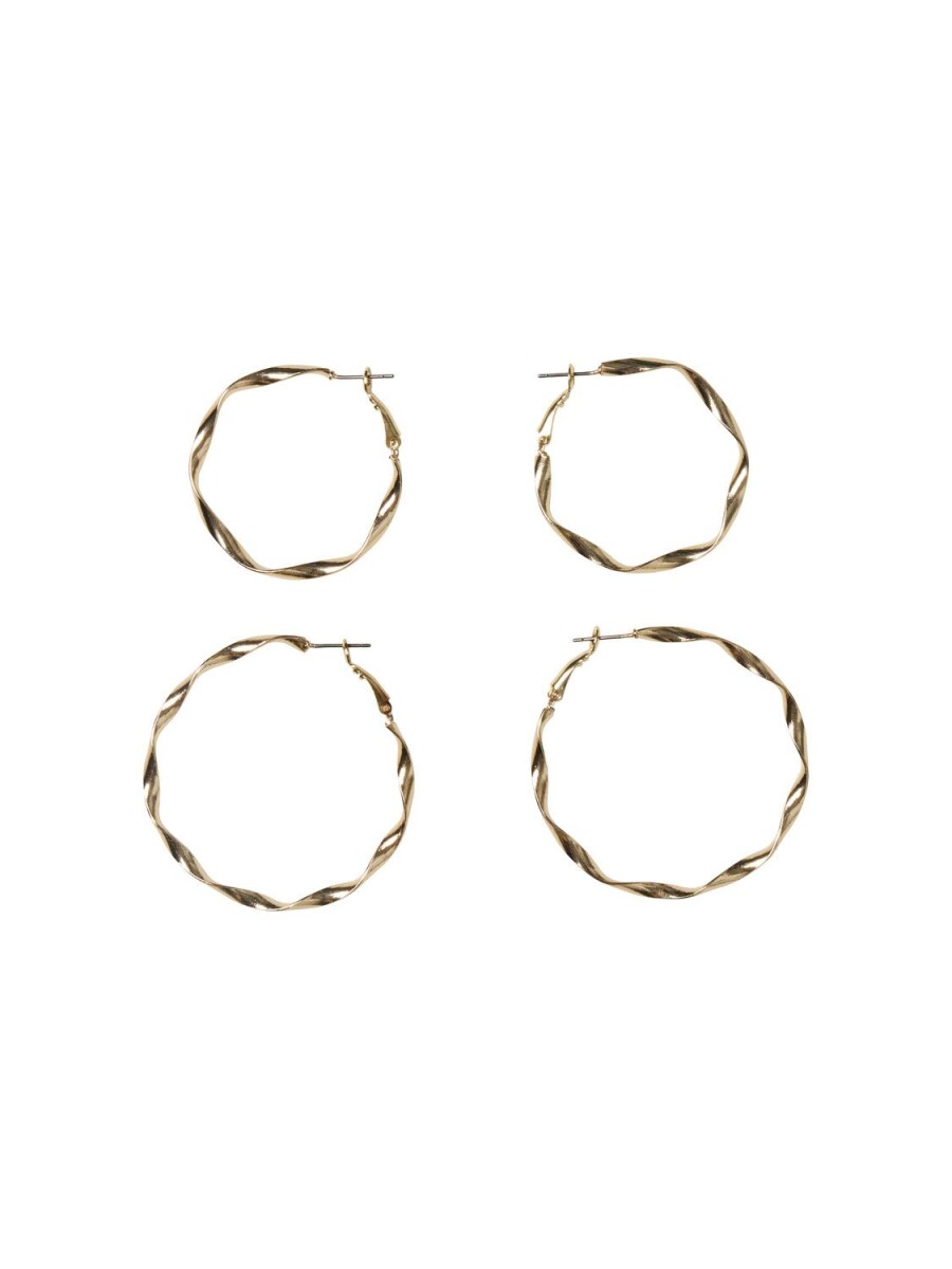 Pack 2 Aros - Gold Colour 