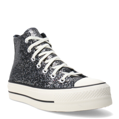 Championes de Mujer Converse Chuck Taylor Lift Platform Negro - Blanco