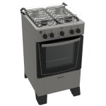 COCINA S/GAS - MESA Y FRENTE INOX- TERMO-2 VIDRIO-ENCENDIDO acero inoxidable