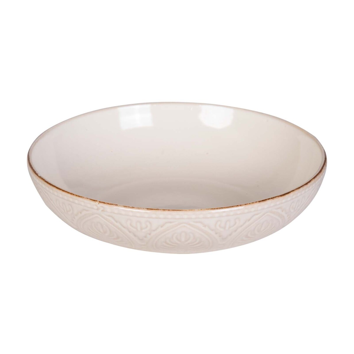 BOWL 20CM - CERAMICA NATURAL-BEIGE MILLIE CREMA 
