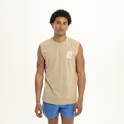 Musculosa Pulau Indo Marrón
