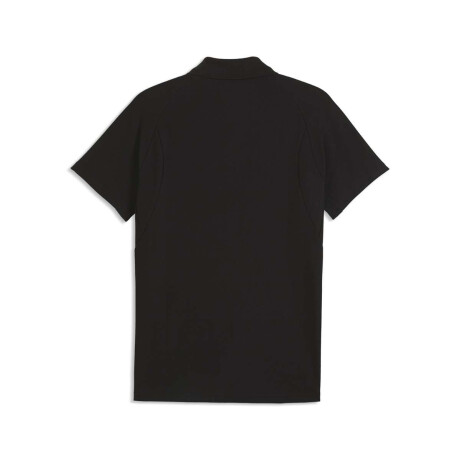 Polo Cap Evostripe de Hombre Negro