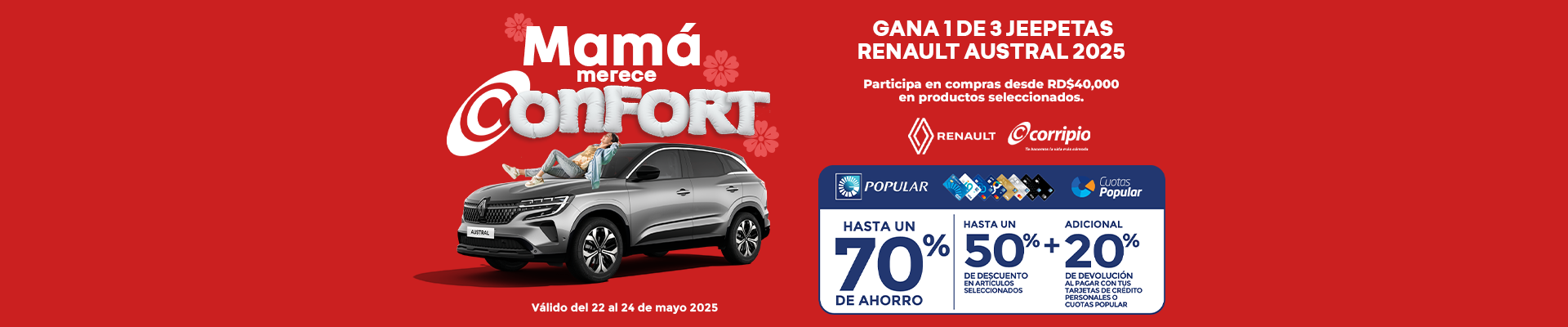 Popular - Mamá merece confort - Mayo 2025