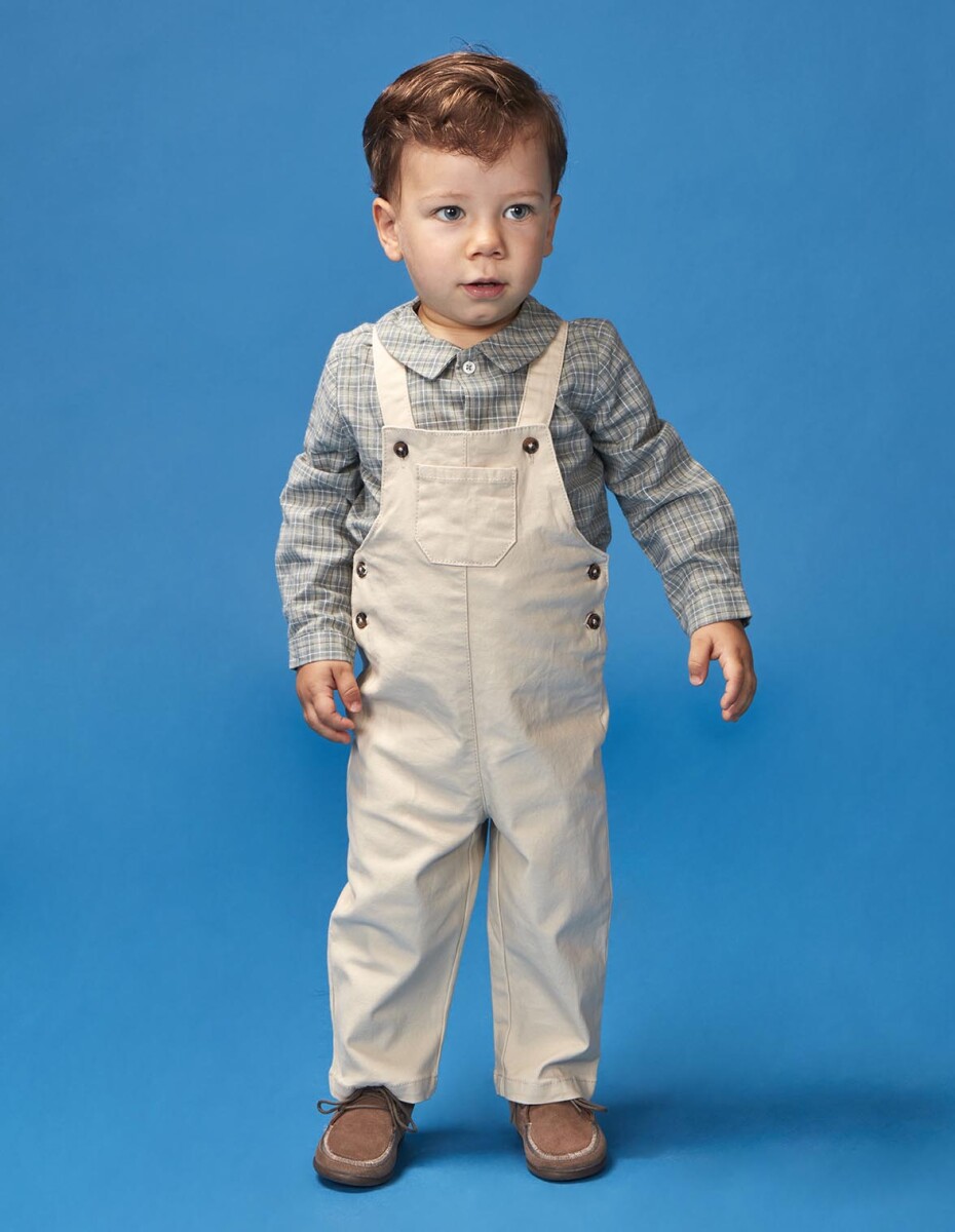 Peto Largo Con Bolsillo - Piedra 