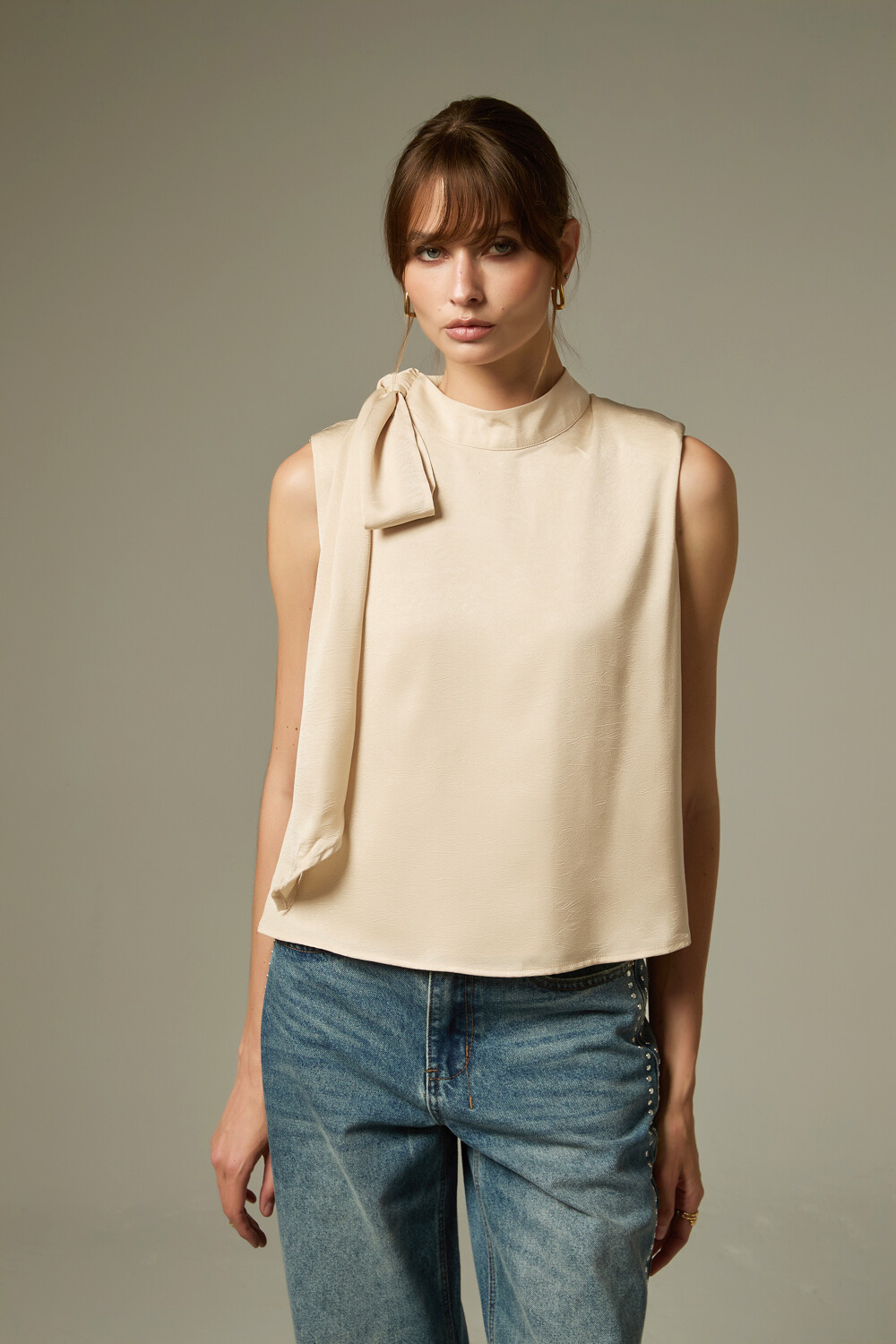 Blusa Panyel Beige Claro