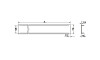 Rejilla de ventilación 50 cm aluminio Rejilla De Ventilación 50 Cm Aluminio