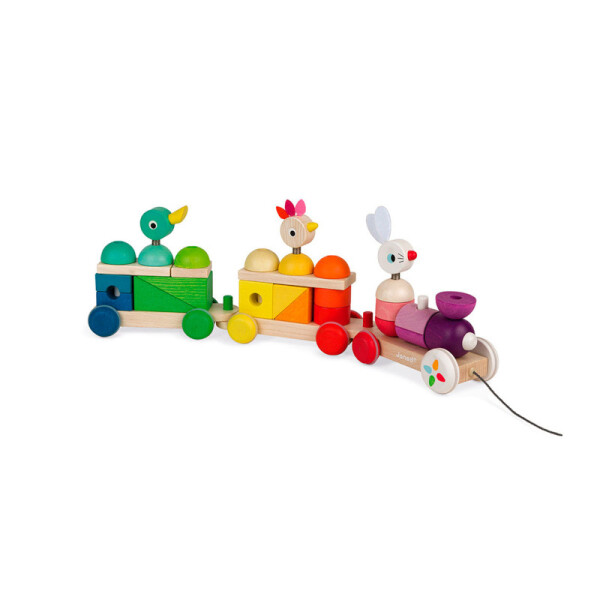 Tren Gigante Multicolor Zigolos 2 en 1 - JANOD Única