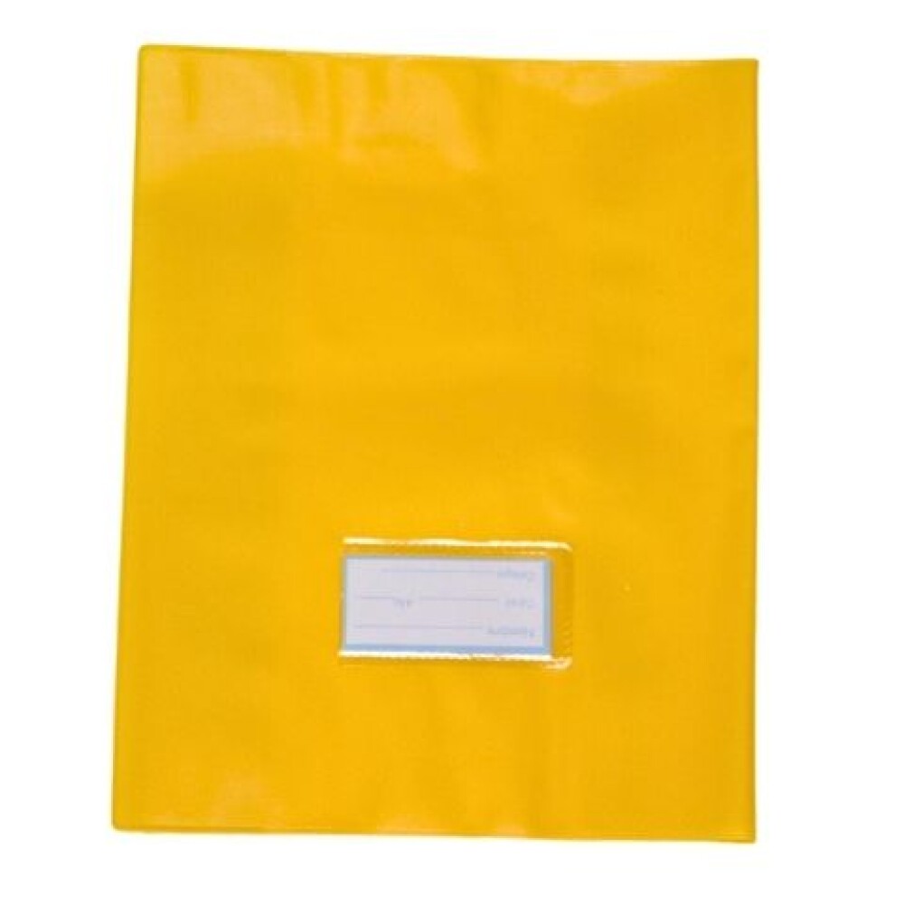 FORRO PLASTICO P.V.C. PARA CUADERNO COLOR AMARILLO