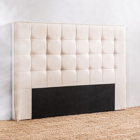 Respaldo Capitoneado Jean Beige