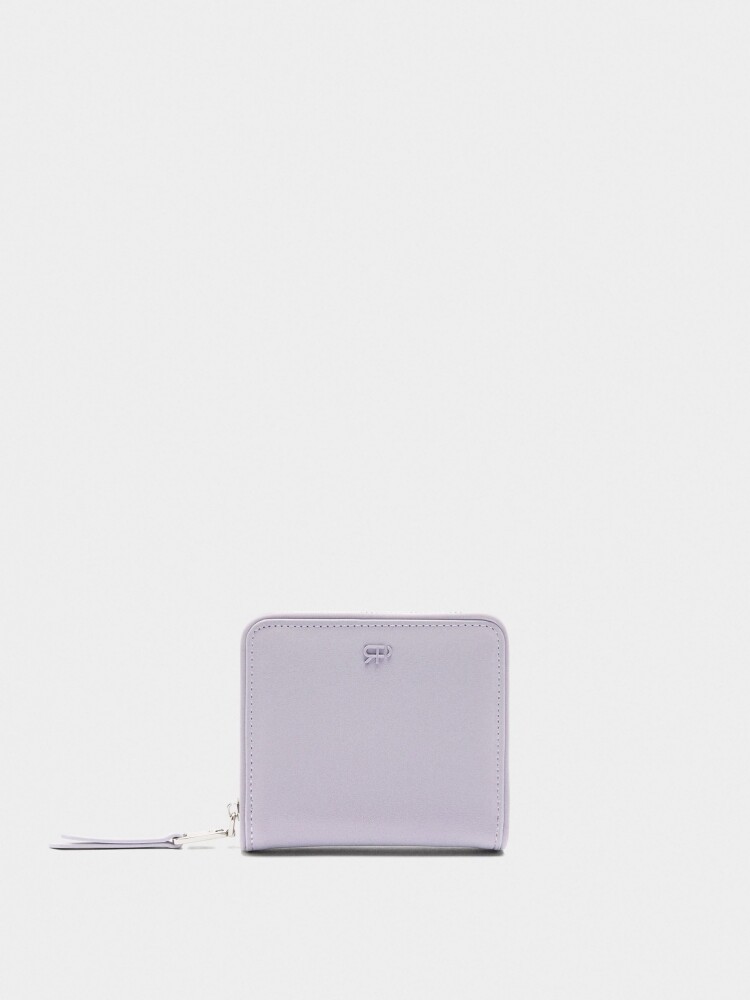Cartera De Textura Suave S violeta
