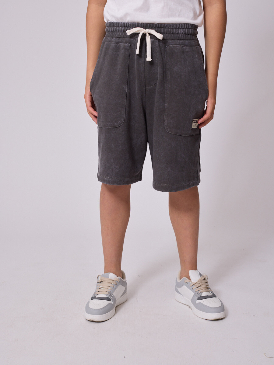BERMUDA FELPA AMIR TEEN DIXIE - Gris Oscuro 