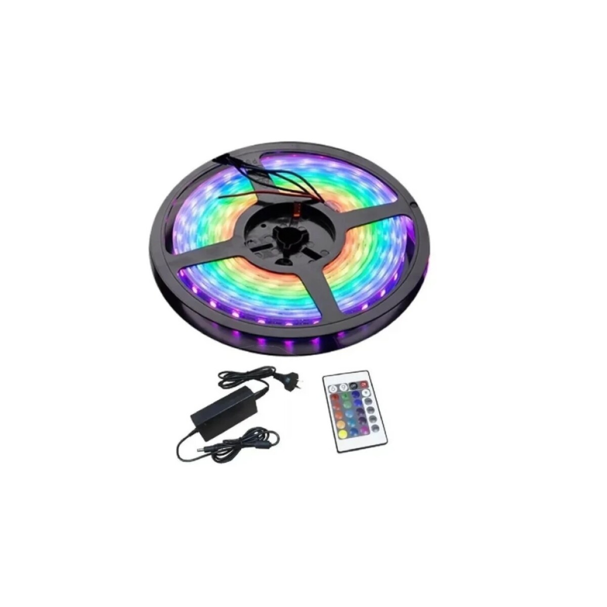 ROLLO LED RGB 5MTS CON CONTROL REMOTO 