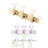 Clavijero Clasica SUNSMILE MHG307 Dorado Clavijero Clasica SUNSMILE MHG307 Dorado