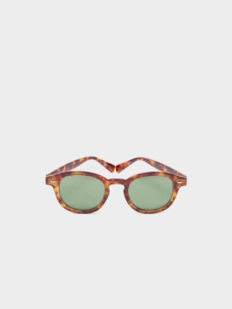 Gafas De Sol Redondas marron