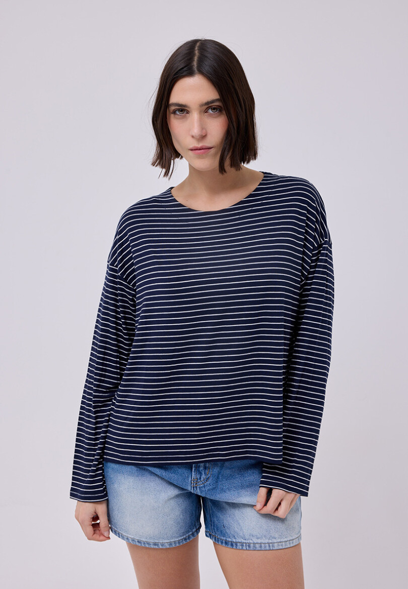 Remera Raya Azul