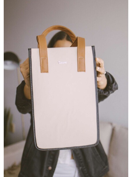 Matera bolsito Lisa Crema