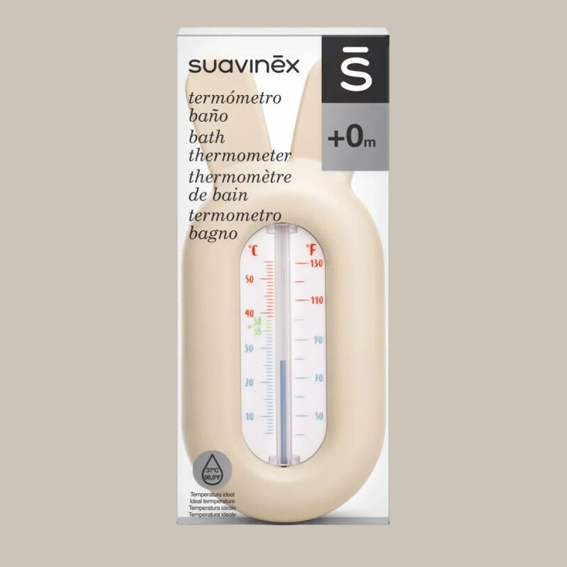 Termometro de bano sin mercurio con indicador Suavinex - Beige Termometro De Bano Sin Mercurio Con Indicador Suavinex - Beige